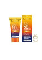 کرم ضد آفتاب آبرسان و ویتامینه اولاین اصل  Eveline Cosmetics Sun Protection Face Cream 50ML Spf 50