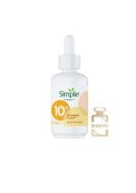 سرم روشن کننده و ضدلک پرو ویتامین سیمپل اصل Simple Vitamin C+E+F Booster Serum 30ML